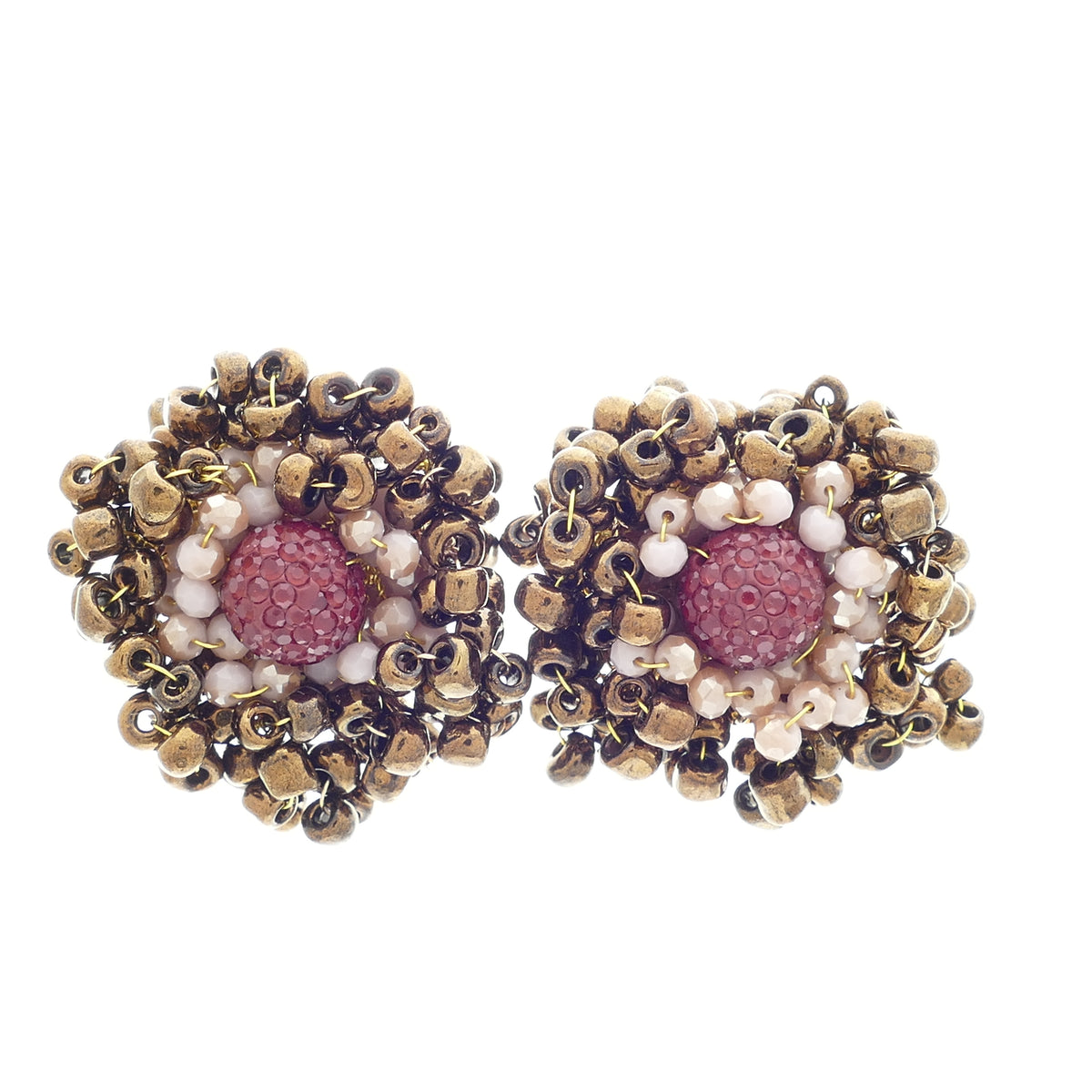 Set Winter Flower Goldenen Armreif Mit Ohrringe Und Ring Blume