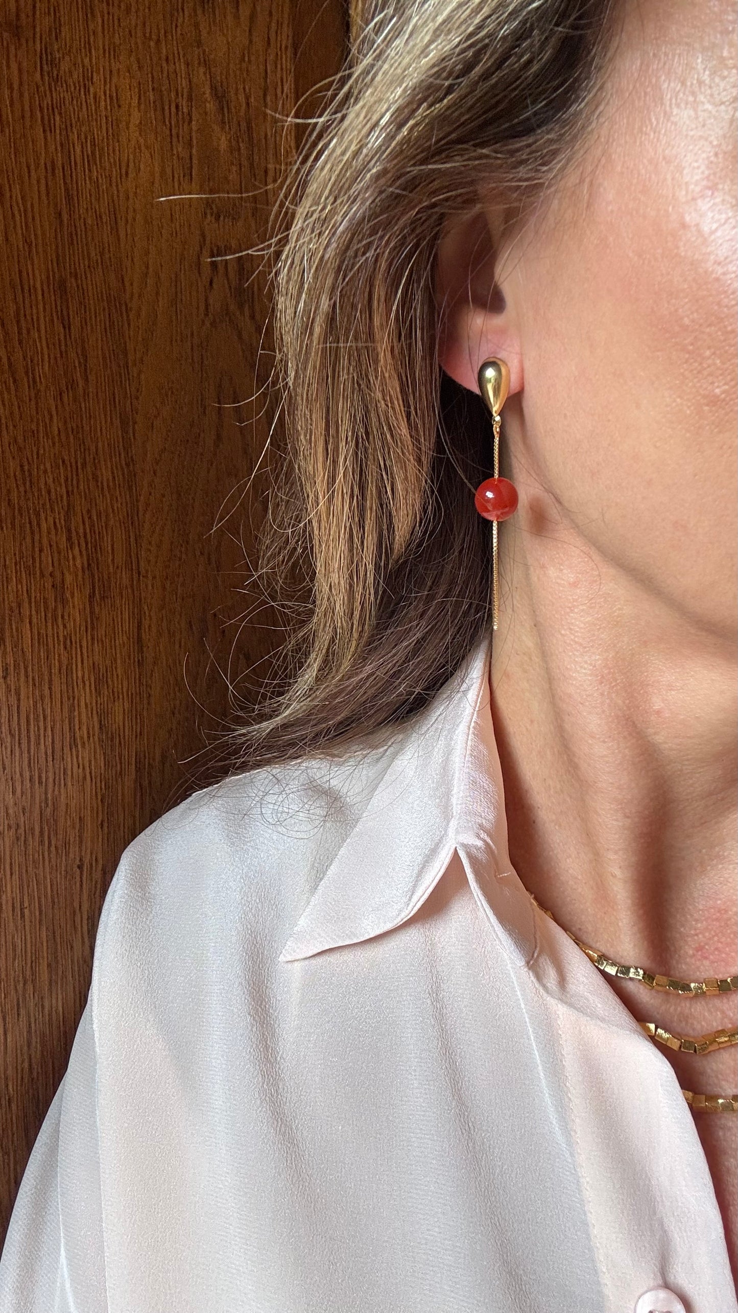 Mayla Ohrringe Karneol