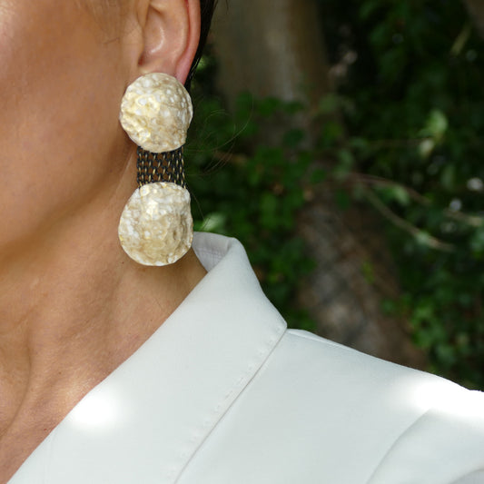 Olga Ohclips Contemporay Design Mit Bronze Element